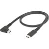 StarTech RUGGED RIGHT ANGLE USB-C CABLE USB C TO C CABLE - 90 DEGREES