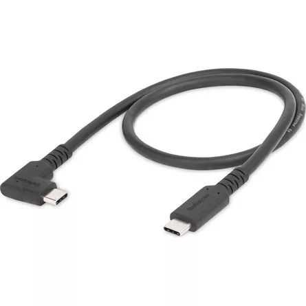 StarTech RUGGED RIGHT ANGLE USB-C CABLE USB C TO C CABLE - 90 DEGREES