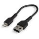 StarTech USB-A 2.0 -> Lightning M/M 0.15m fekete