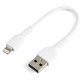 StarTech USB-A 2.0 -> Lightning M/M adatkábel 0.15m fehér