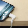 StarTech USB-A 2.0 -> Lightning M/M adatkábel 1m fehér 90°/egyenes