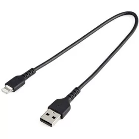   StarTech USB-A 2.0 -> Lightning M/M adatkábel 0.3m fekete