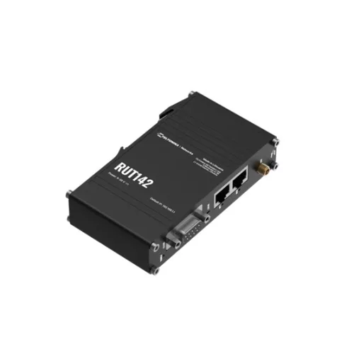 Teltonika ETH router RS232-vel, Wi-Fi, DIN sín, ipari csatlakozó