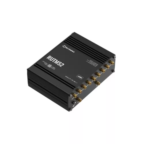 Teltonika Dupla 5G modem, eSIM, 5xRJ45, VPN router, ipari felhasználás