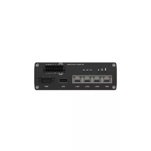 Teltonika 5G router RS232/RS485, GNSS, 4xRJ45, eSIM, ipari kivitel