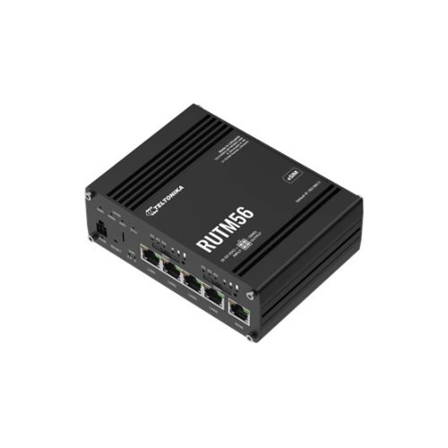 Teltonika 5G + 4G modem, eSIM, 5xRJ45, Wi-Fi, ipari és legacy hálózat