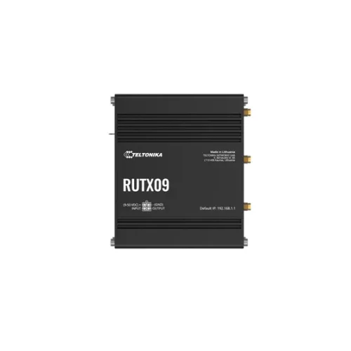 Teltonika LTE Cat6 router, Dual SIM, 4xRJ45, VPN router, RMS, ipari kivitel