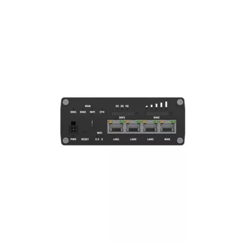 Teltonika LTE Cat6 router, Dual SIM, 4xRJ45, Wi-Fi, Bluetooth, ipari
