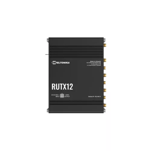 Teltonika Dual LTE Cat6 router, 5xRJ45, Wi-Fi, Bluetooth, ipari kivitel