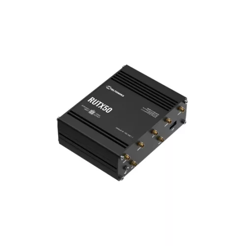 Teltonika 5G router Dual SIM, 5xRJ45, Wi-Fi, USB, RMS, ipari alkalmazás