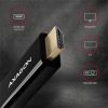 Axagon DisplayPort 1.2 -> HDMI 1.4 M/M video kábel 1.8m fekete