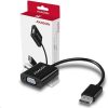 Axagon Displayport -> VGA M/F adapter 0.2m fekete