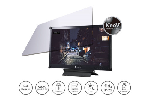 AG Neovo RX-22G Security monitor, 21.5" LED TN,Black, FullHD, VGA, HDMI,DVI,DP,B