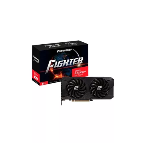 PowerColor VGA PowerColor AMD RX 7600 Fighter 8GB GDDR6 - RX7600 8G-F/V2