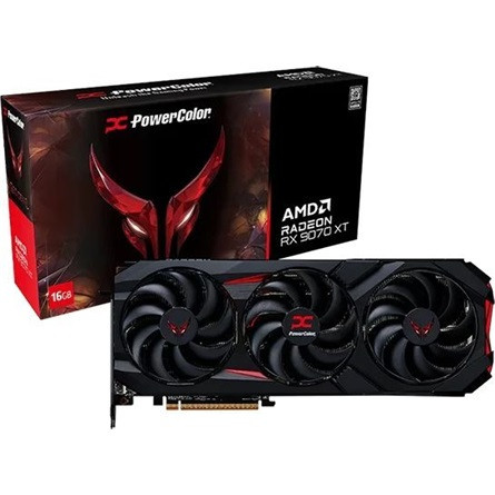 PowerColor VGA PowerColor AMD RX 9070 XT Red Devil Backplate Special Edition 16GB GDDR6 - RX9070XT 16G-E/OC/BP