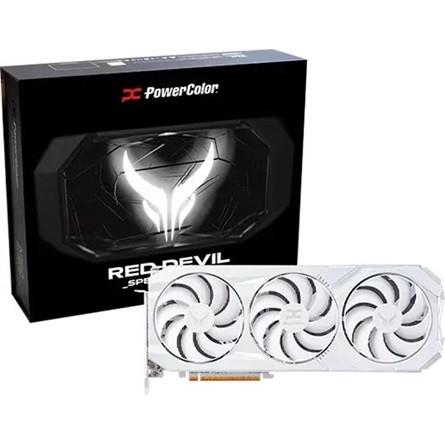 PowerColor VGA PowerColor AMD RX 9070 XT Red Devil Spectral White 16GB GDDR6 - RX9070XT 16G-E/OC/WHITE