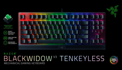 Razer BlackWidow V3 Tenkeyless (Green Switch) - US Layout