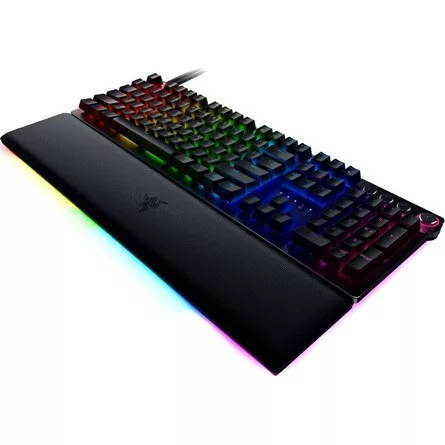 Razer Huntsman V2 USB angol gaming Razer Analog optikai billentyűzet fekete