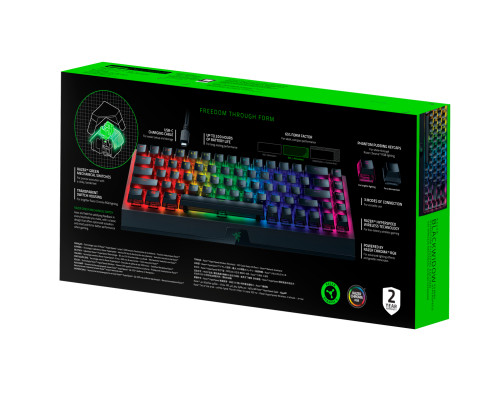 Razer BlackWidow V3 Mini HyperSpeed (Green Switch) Phantom Ed. - US Layout