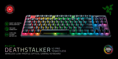 Razer DeathStalker V2 Pro Tenkeyless (Red Switch) - US Layout