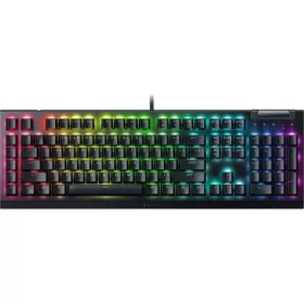   Razer BlackWidow V4 X USB angol gaming Razer Green mechanikus billentyűzet fekete