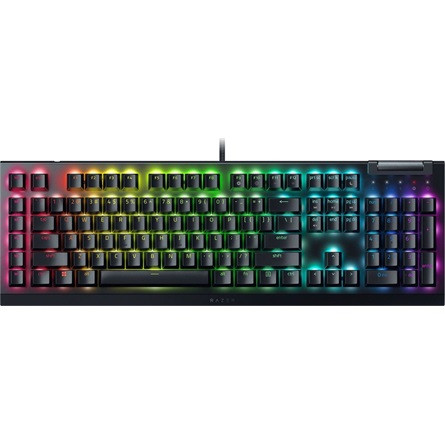 Razer BlackWidow V4 X USB angol gaming Razer Green mechanikus billentyűzet fekete