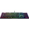 Razer BlackWidow V4 X Fortnite Edition USB angol (US) gaming Razer Yellow mechanikus billentyűzet fekete-sárga-kék