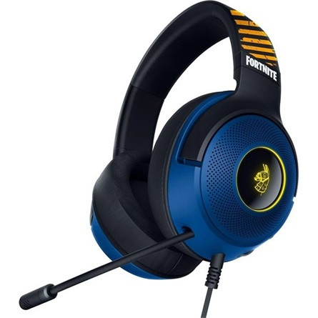 Razer Kraken V3 X Fortnite Edition gaming fejhallgató headset fekete-narancssárga-kék