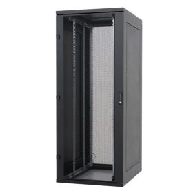   Triton álló rack, szétszedhető, 42U 800x1000 biztonsági üvegajtóval, RAL9005 fekete