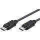 OEM Displayport -> Displayport M/M video kábel 2m fekete