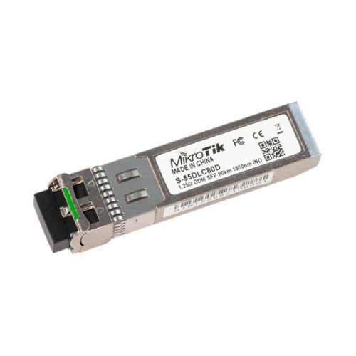 MikroTik SFP 1.25G module for 80km links with Dual LC-connector