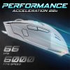 Spirit of Gamer Egér - ELITE-M60 White (Optikai, 20000 DPI, 1000Hz, 9 programozható gomb, RGB, vezetékes, fehér)