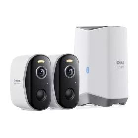   Baseus SMH Baseus Security N1 Plus 2K kültéri biztonsági kamera KIT, fehér