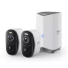 Baseus SMH Baseus Security N1 Plus 2K kültéri biztonsági kamera KIT, fehér
