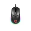 MSI DT MSI ACCY Clutch GM11 symmetrical design Optical GAMING Wired Mouse