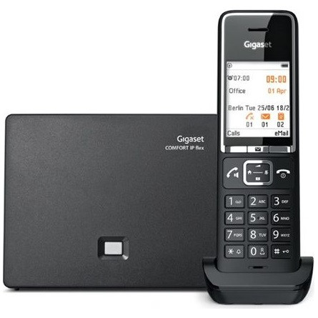 Gigaset ECO DECT Comfort 550 IP Flex vezeték nélküli VoIP telefon fekete