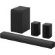 LG TV LG S40TR Home Theater 4.1 Soundbar vezeték nélküli mélynyomóval, 400W, Fekete