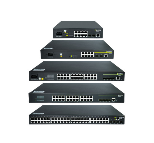 DCN S4600-28P-P-SI L2 PoE switch 24x 10/100/1000Base-T with PoE + (370W) RJ45 +