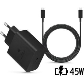   Samsung EPTA845XBEG 45W univerzális hálózati töltő adapter fekete