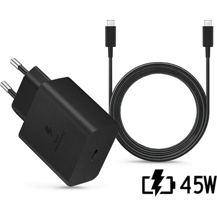 Samsung EPTA845XBEG 45W univerzális hálózati töltő adapter fekete