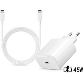   Samsung EPTA845EWE  EPDX510JWE 45W univerzális hálózati töltő adapter fehér