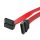 StarTech SATA 3 adatkábel 0.45m egyenes/90° le piros