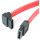 StarTech SATA 3 F/F adatkábel 0.15m egyenes/90° bal piros