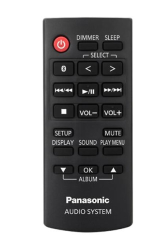 Panasonic SC-DM502E-K kompakt sztereó hangrendszer, fehér