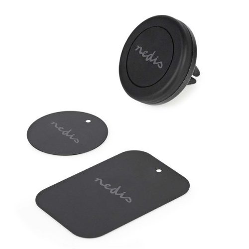 Nedis SCMTM200BK mágneses autós telefon tartó, Holder telefonhoz, szellőzőbe