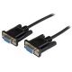 StarTech Serial RS-232 F/F adatkábel 1m Null Modem fekete