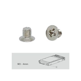   QNAP Screw pack for QDA-SA intallation, 96 pieces, Flat head machine screw