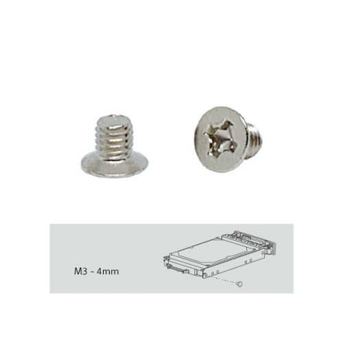 QNAP Screw pack for QDA-SA intallation, 96 pieces, Flat head machine screw