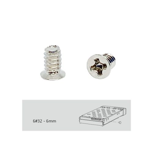 QNAP Screw pack for 3.5" HDD intallation, 96 pieces, Flat head machine screw