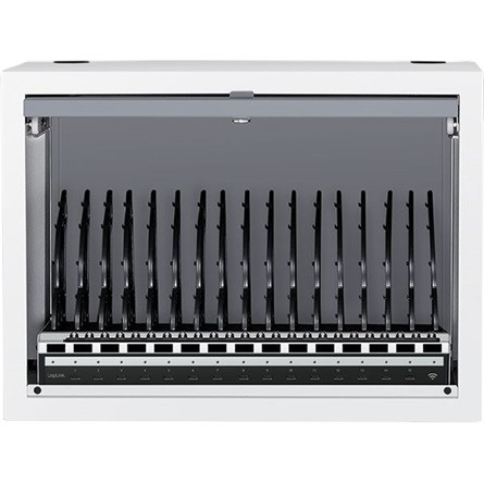 Logilink USB-C többszörös töltőállomás, 15 portos, PD, intelligens, szürke